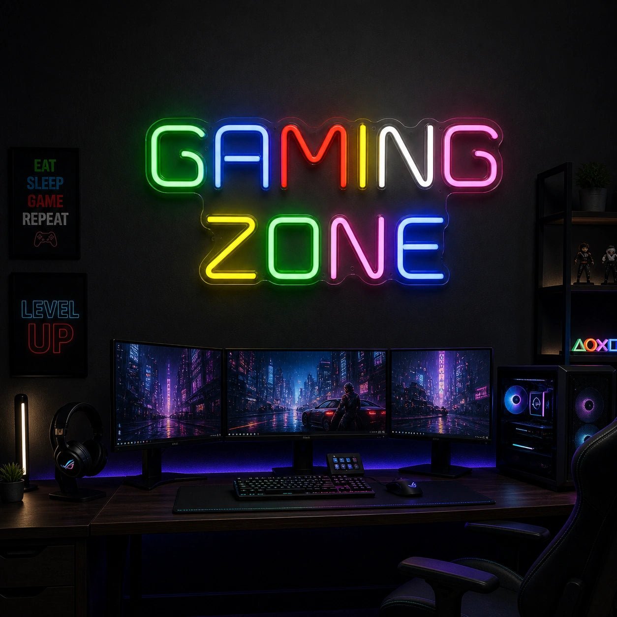 Gaming Zone Vintage LED Neon Sign - Shineneon