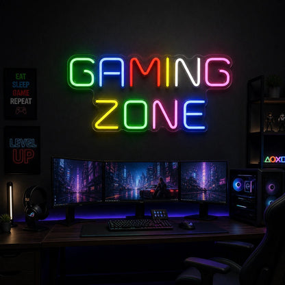 Gaming Zone Vintage LED Neon Sign - Shineneon