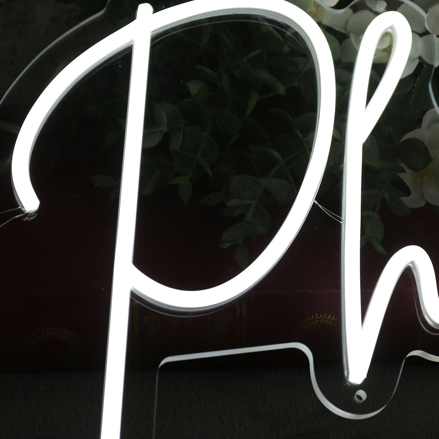 Gamma Phi White Led Neon Sign Fsorority And College Decor - Shineneon