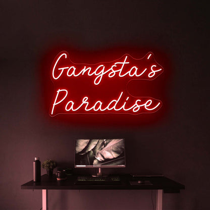 Gangstas Paradise Led Neon Signs For Wall Decor - Shineneon