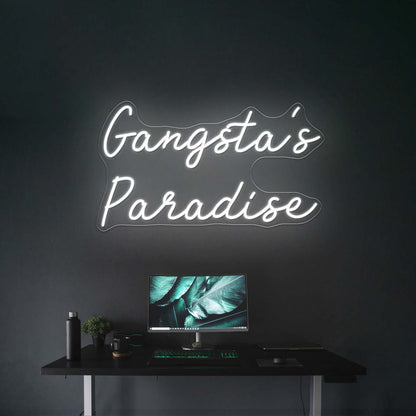 Gangstas Paradise Led Neon Signs For Wall Decor - Shineneon