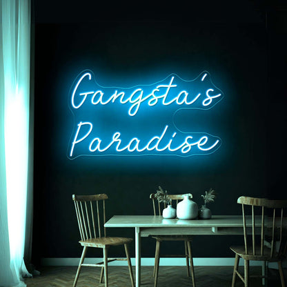 Gangstas Paradise Led Neon Signs For Wall Decor - Shineneon