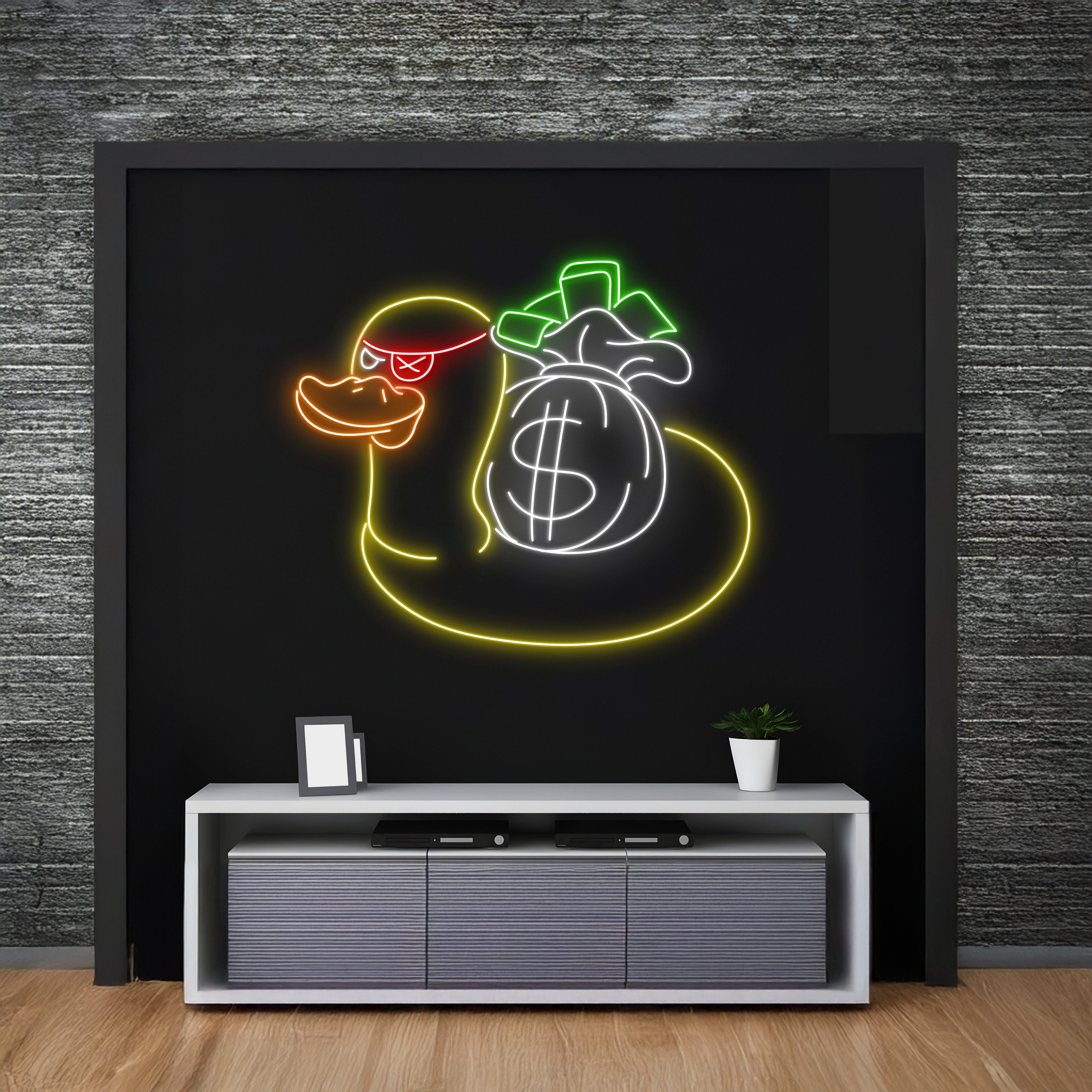 Gangster Duck Neon Light Wall Decor Light | Shineneon