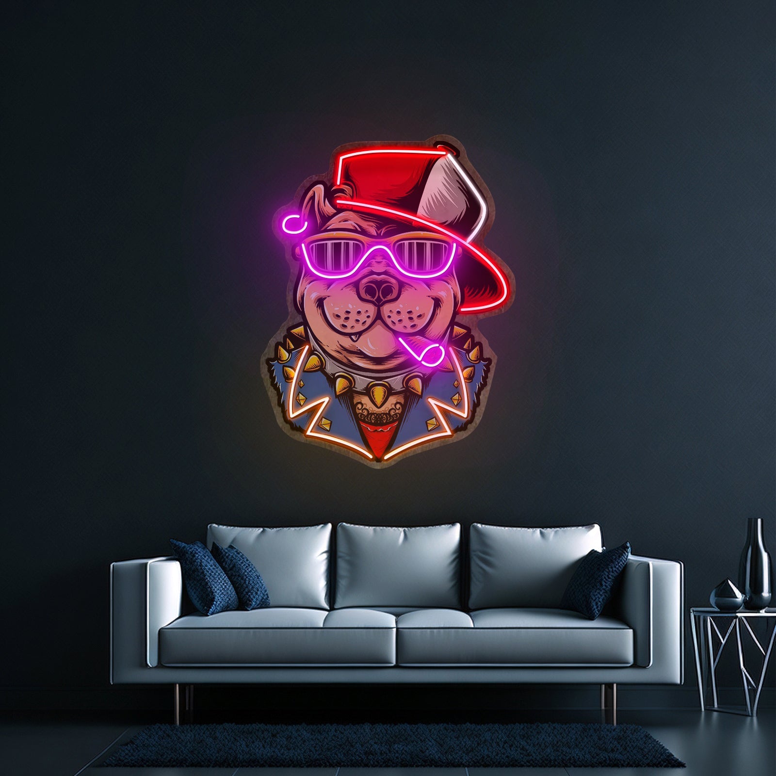 Ganster Dog Led Neon Sign Light Custom Led Signs - Shineneon