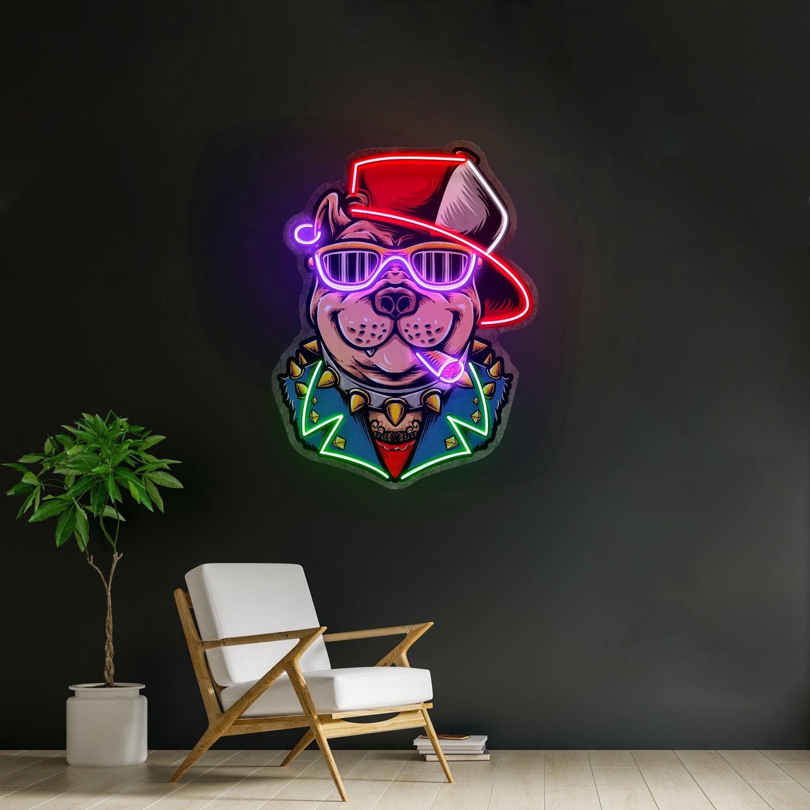 Ganster Dog Led Neon Sign Light Custom Led Signs - Shineneon