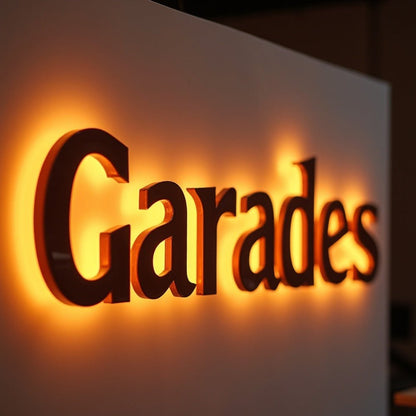 Garades 3D Backlit Channel Letters Led Light Sign - Shineneon