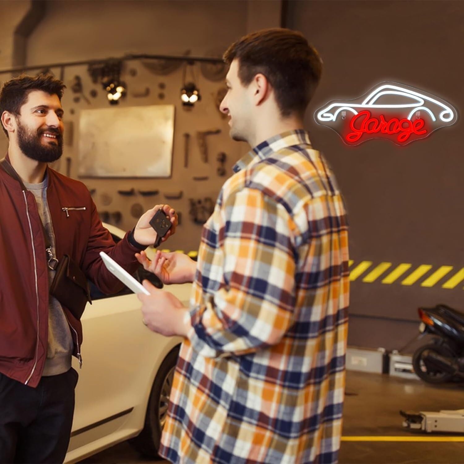 Garage Car Led Neon Sign Man Cave Garage - Shineneon