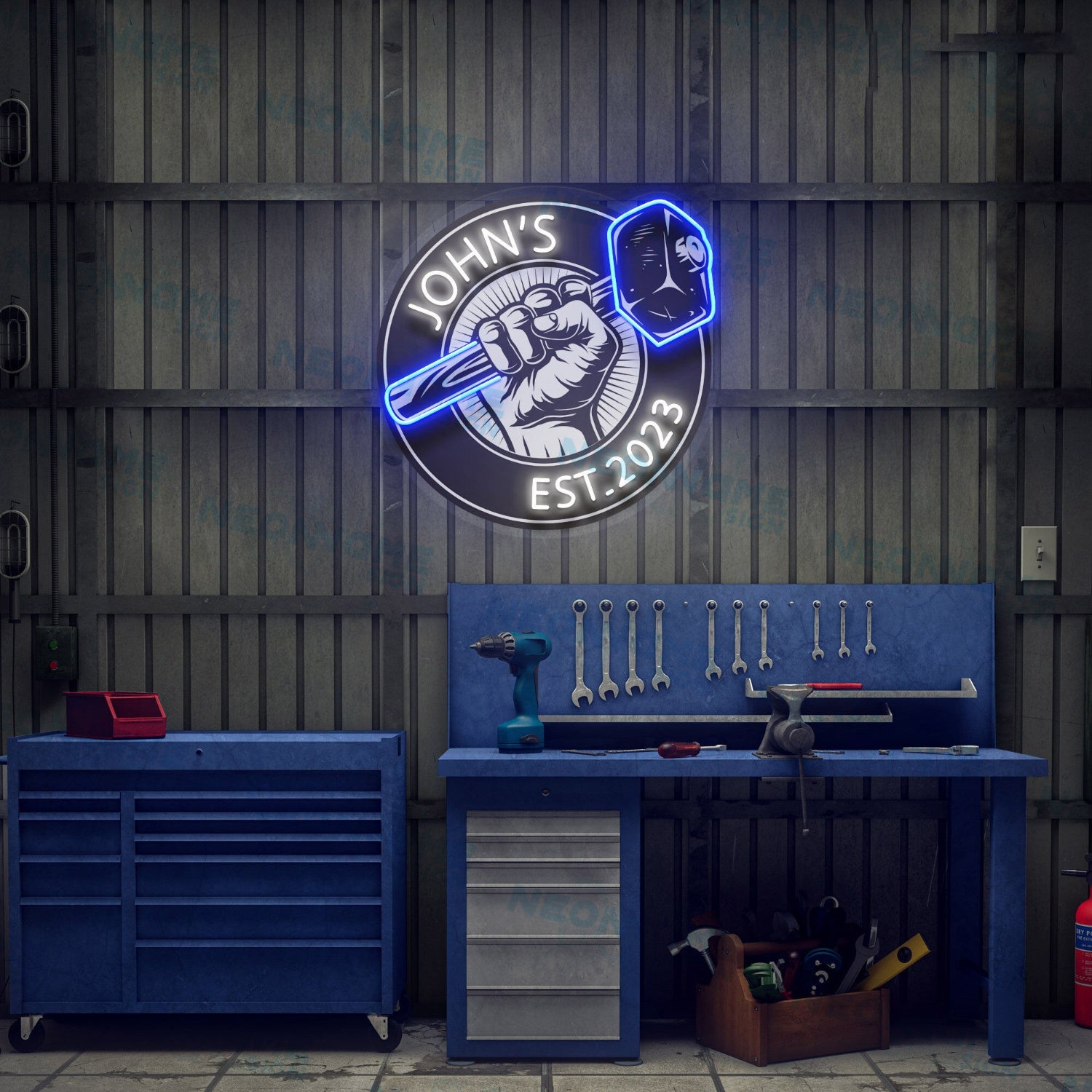 Garage Led Uv Neon Sign For Fathers Day | Shineneon