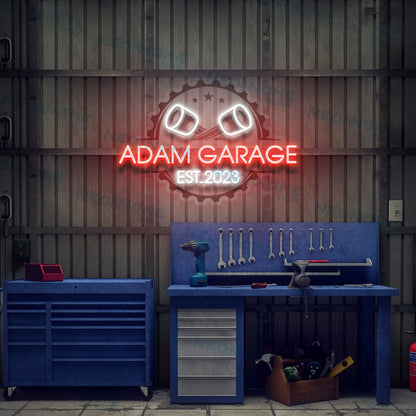 Garage Led Uv Neon Sign Gift For Fathers Day | Shineneon