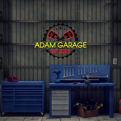 Garage Led Uv Neon Sign Gift For Fathers Day | Shineneon