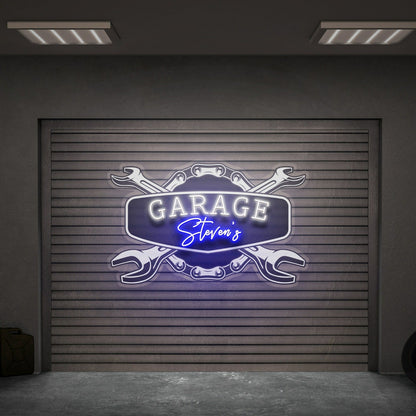 Garage Led Uv Neon Sign Home Decor Bars And Weddings | Shineneon