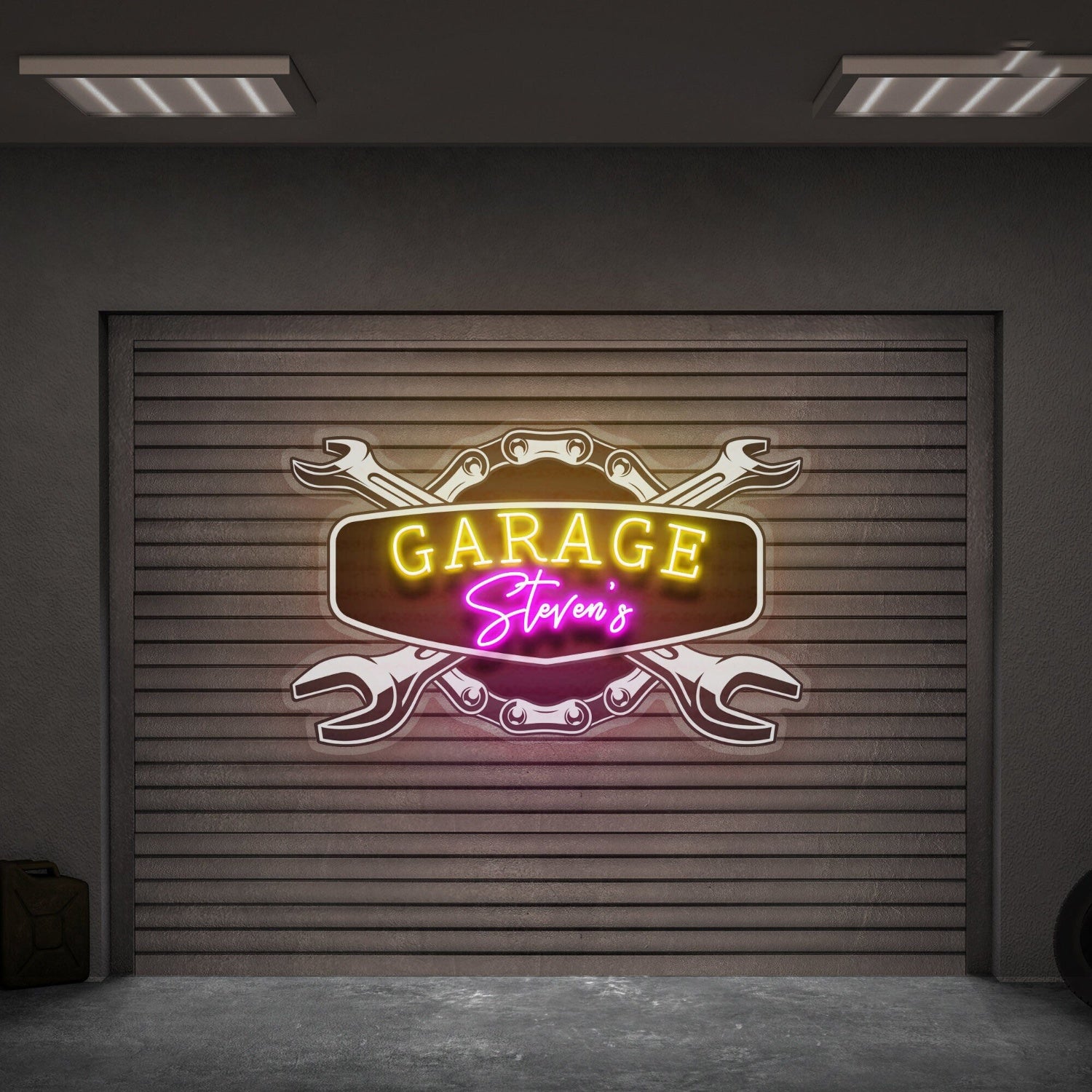 Garage Led Uv Neon Sign Home Decor Bars And Weddings | Shineneon