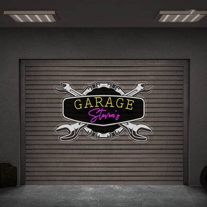 Garage Led Uv Neon Sign Home Decor Bars And Weddings | Shineneon