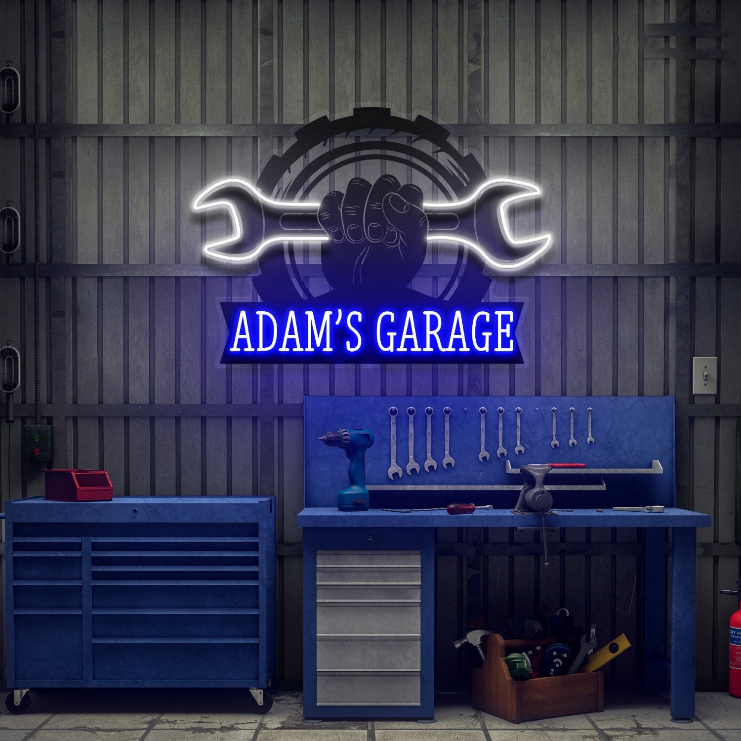 Garage Sign For Men Garage Decor Led Uv Neon Sign Decor | Shineneon
