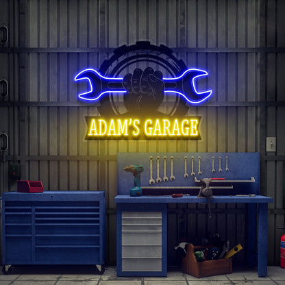 Garage Sign For Men Garage Decor Led Uv Neon Sign Decor | Shineneon