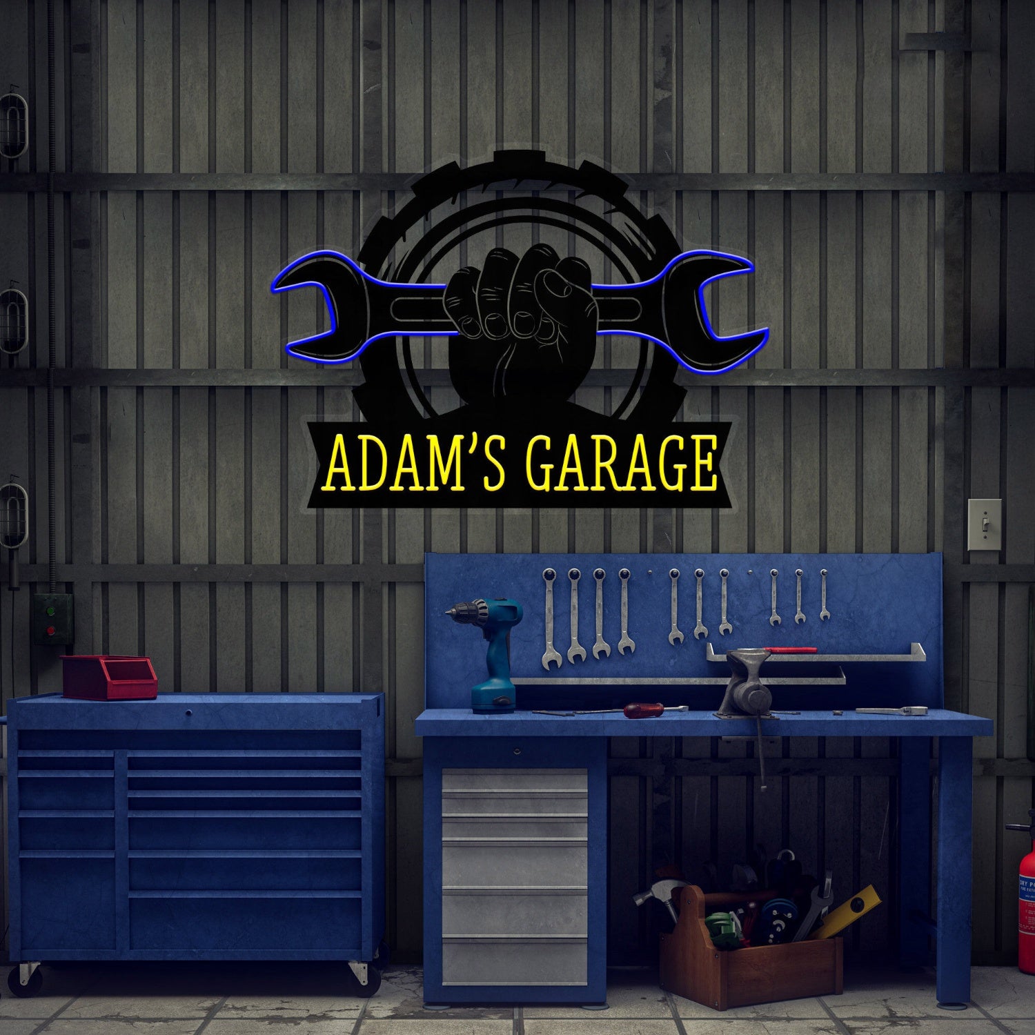 Garage Sign For Men Garage Decor Led Uv Neon Sign Decor | Shineneon