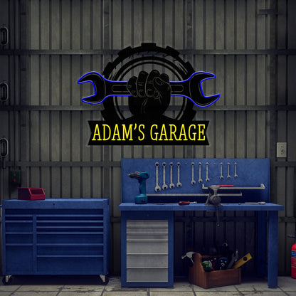 Garage Sign For Men Garage Decor Led Uv Neon Sign Decor | Shineneon