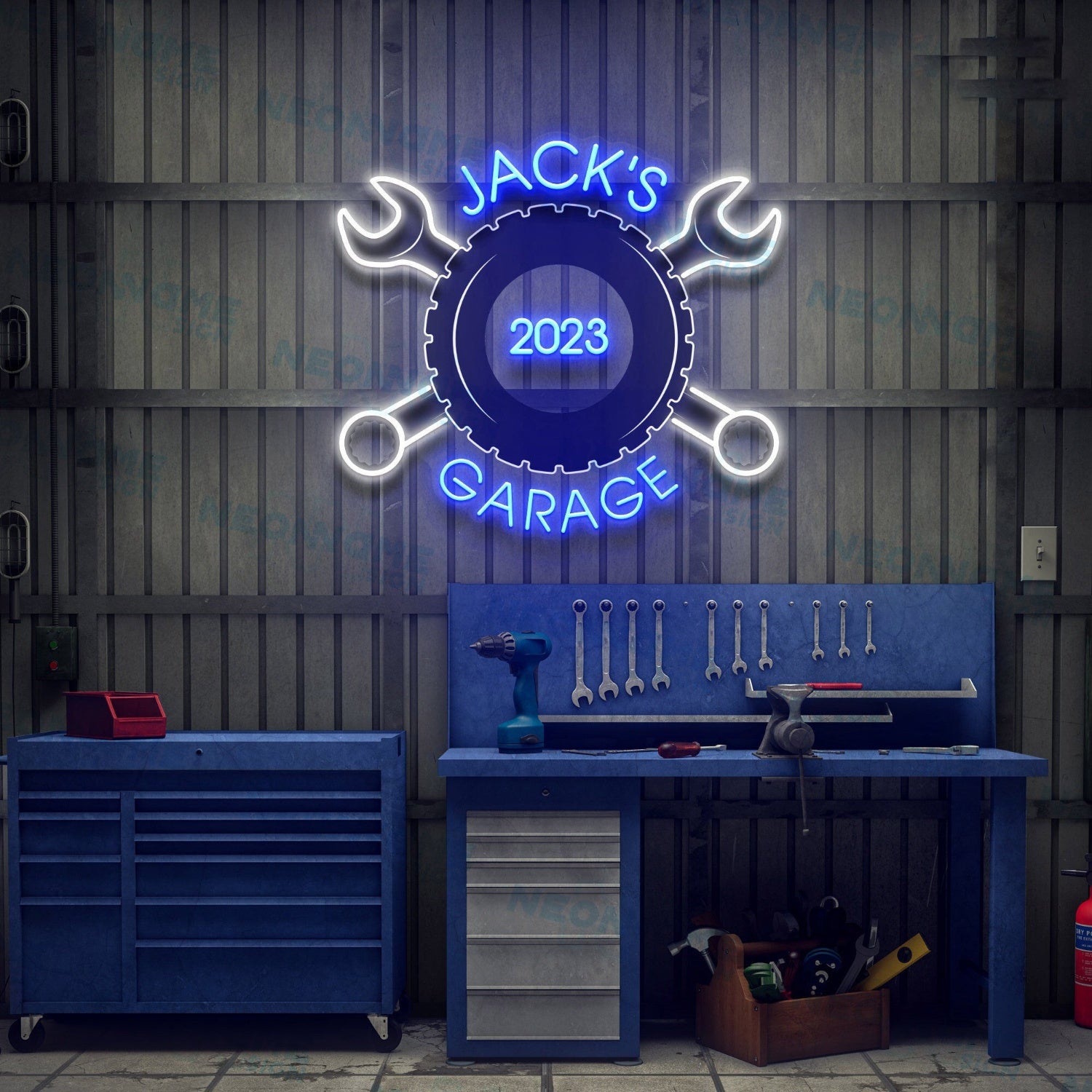 Garage Sign For Men Light Up Sign Gift Led Uv Neon Sign Garage | Shineneon
