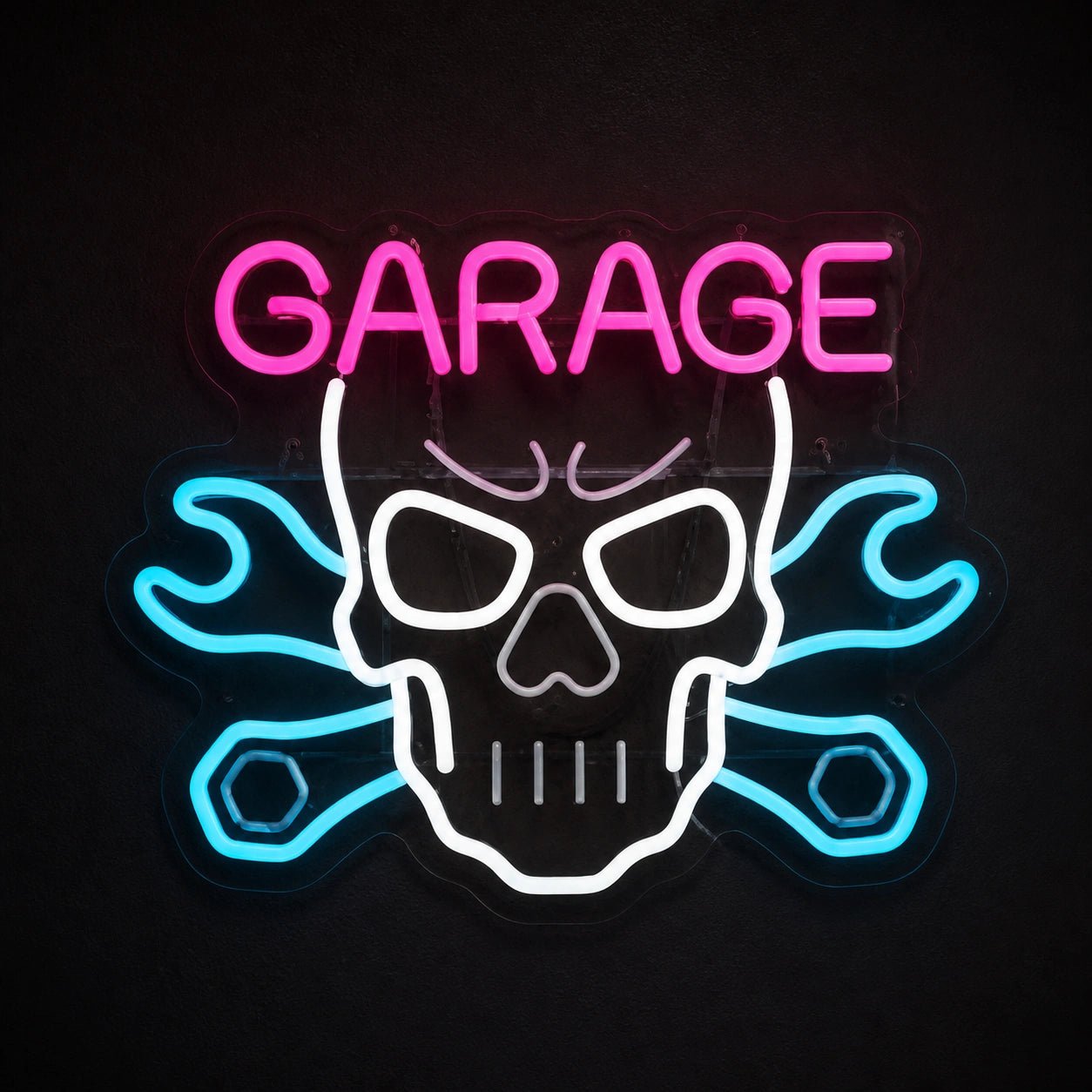 Garage Skull Tools Vintage LED Neon Sign - Shineneon