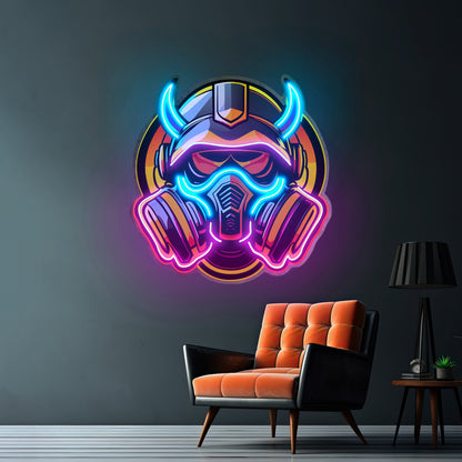 Gas Mask Esport Led Neon Sign Light Custom Led Signs