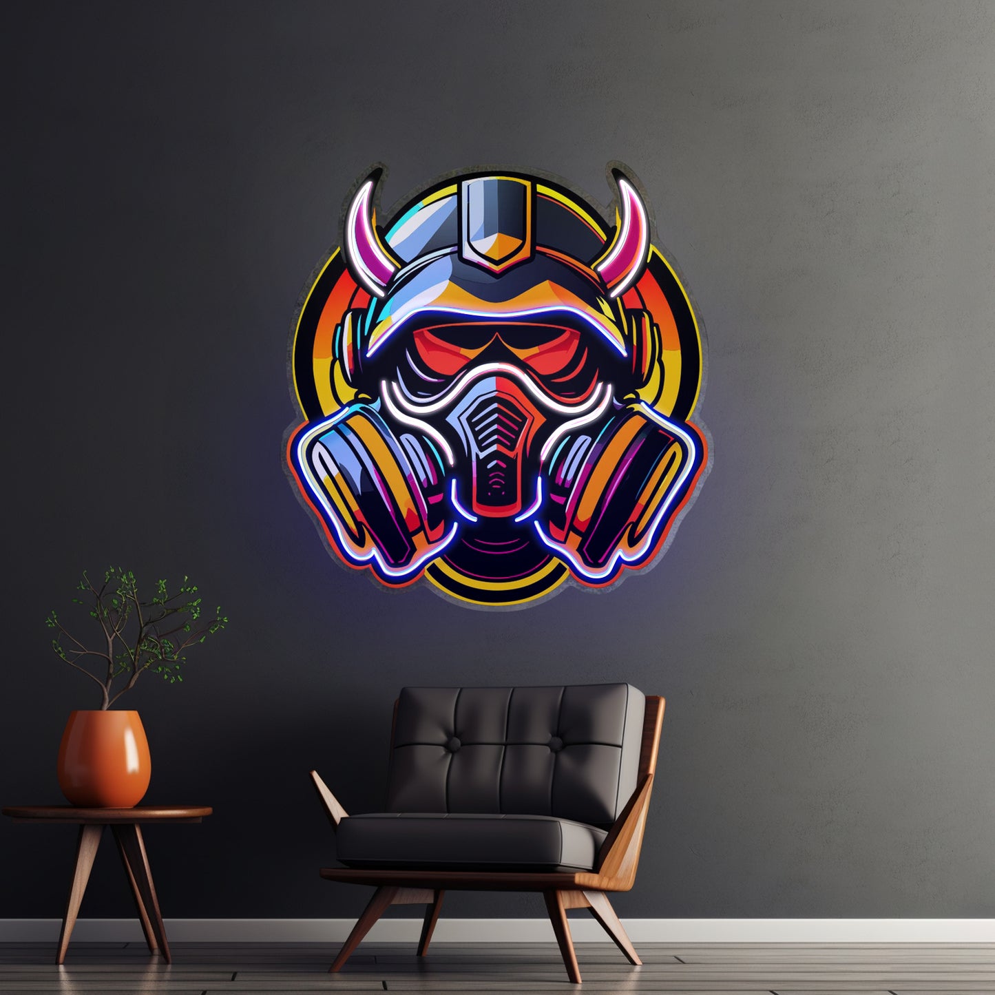 Gas Mask Esport Led Neon Sign Light Custom Led Signs