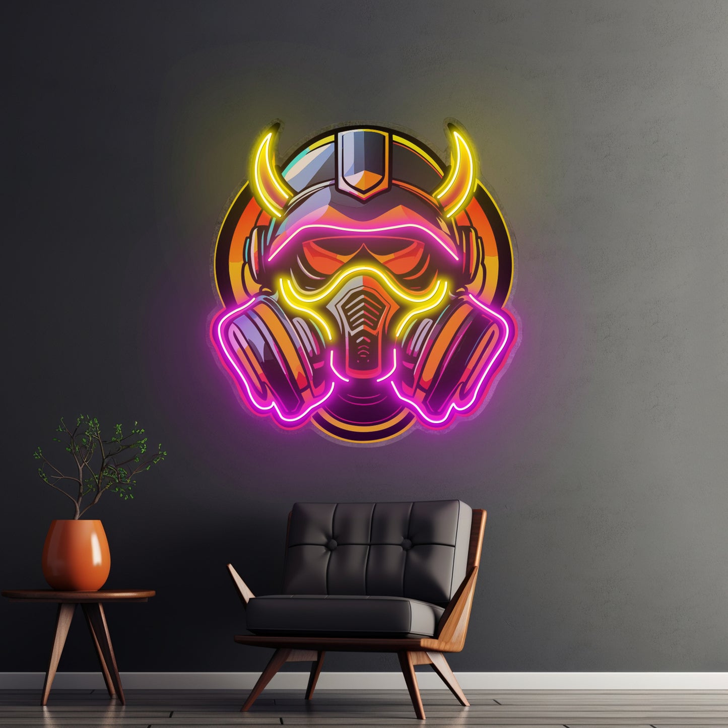 Gas Mask Esport Led Neon Sign Light Custom Led Signs