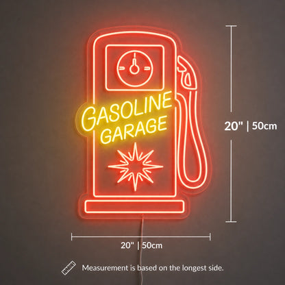 Gas Station Garage Neon Sign LED Neon Sign size image