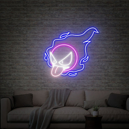 Gastly Led Neon Sign Led Anime Neon Lights - Shineneon