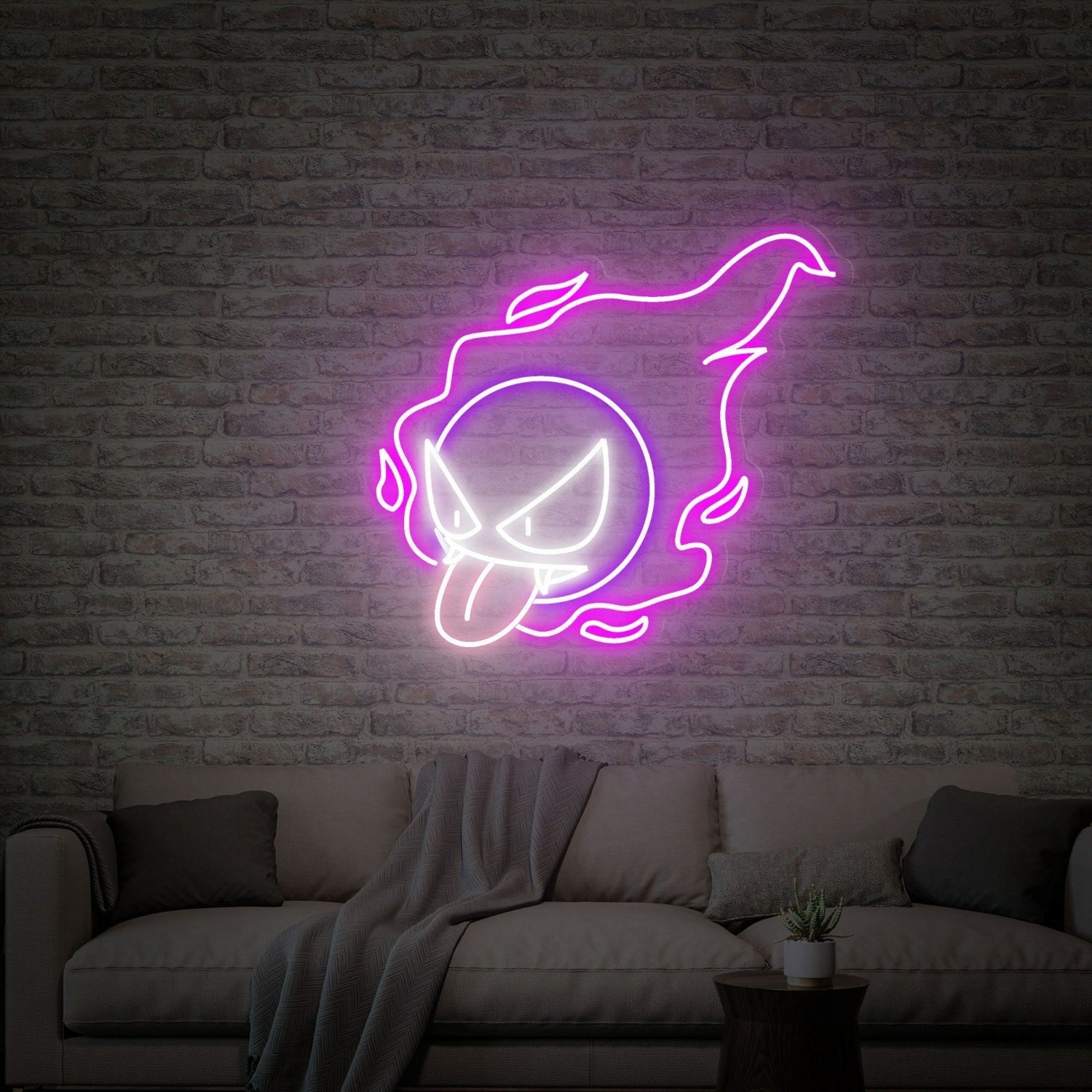 Gastly Led Neon Sign Led Anime Neon Lights - Shineneon