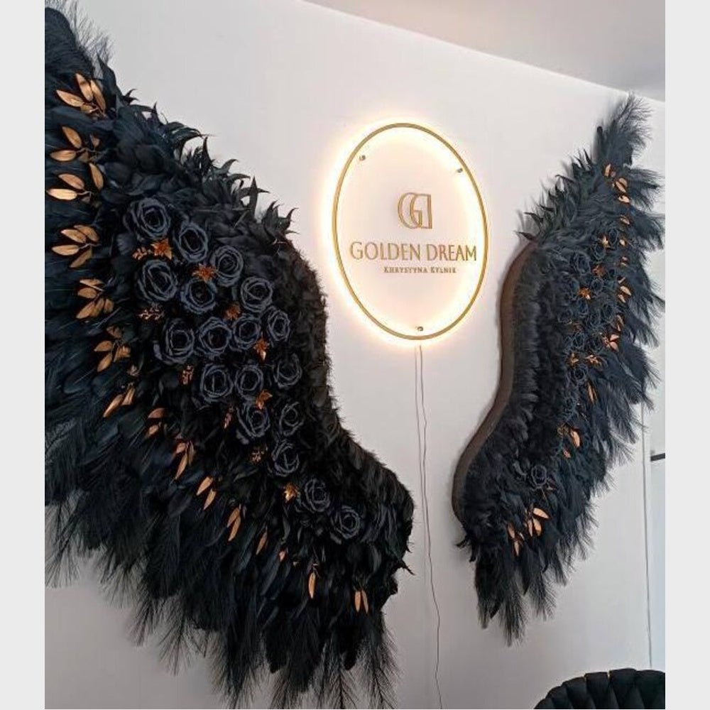 Gd Golden Dream Acrylic Business Logo Sign - Shineneon