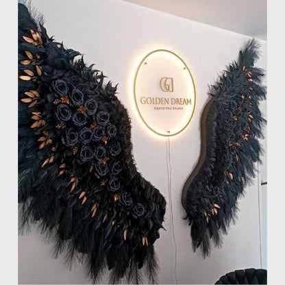 Gd Golden Dream Acrylic Business Logo Sign - Shineneon