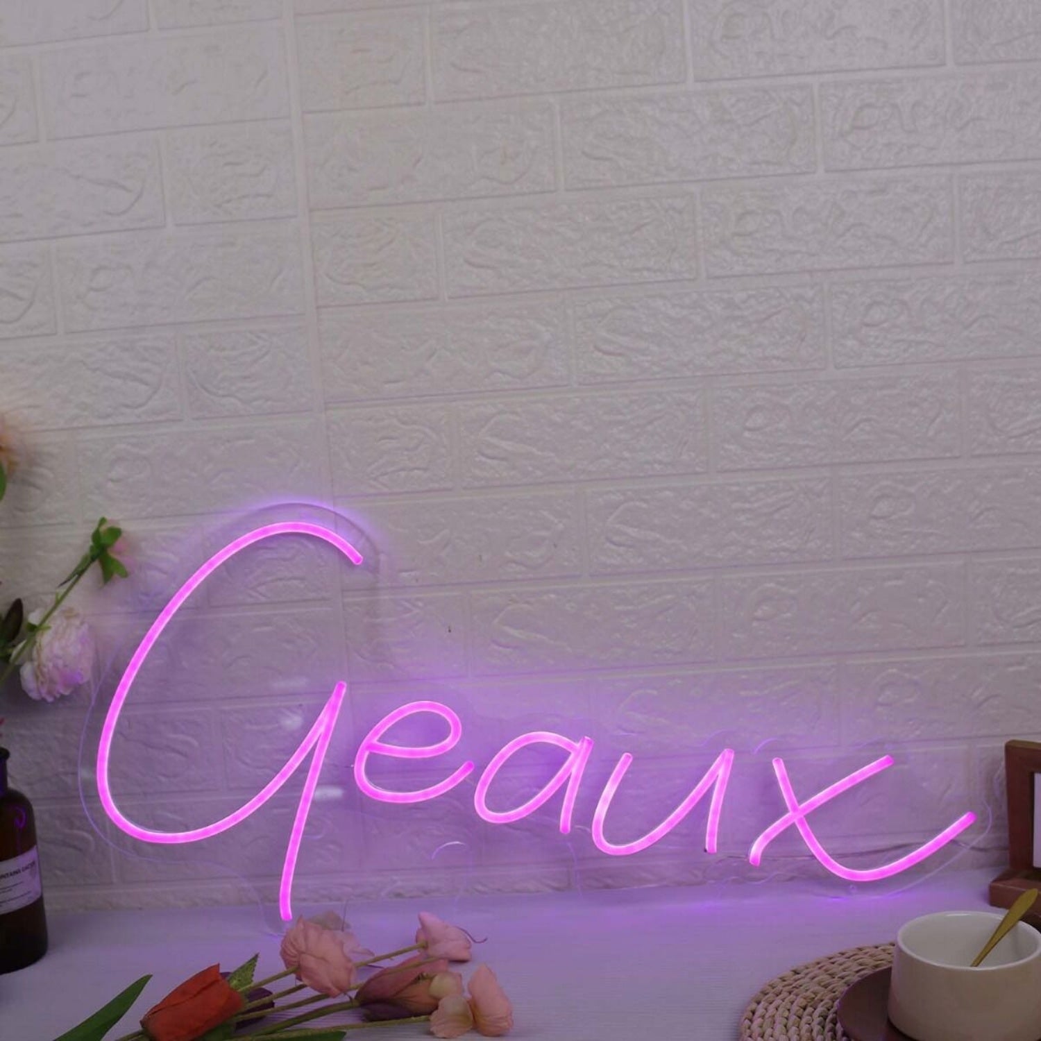 Geaux Purple Led Neon Sign - Shineneon