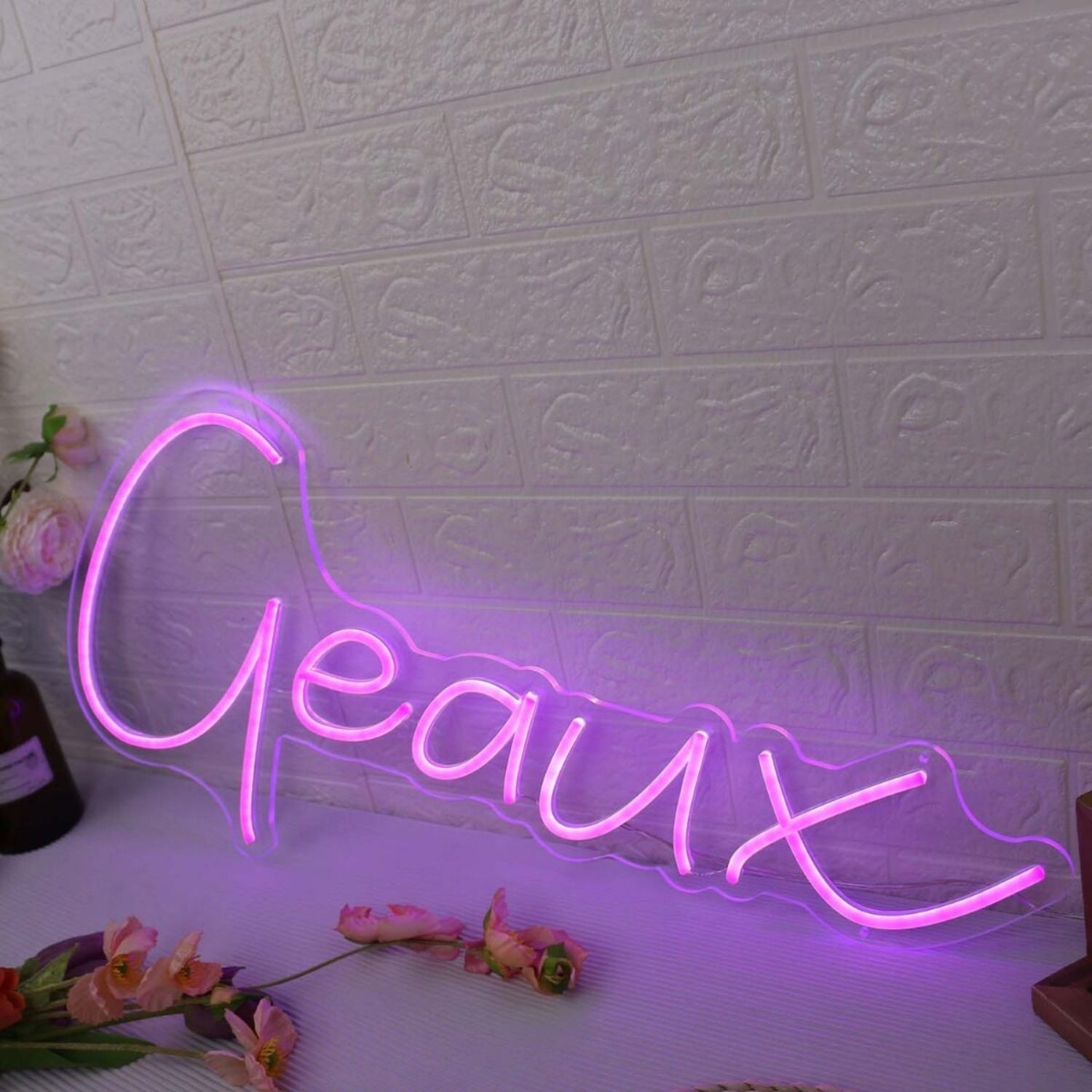Geaux Purple Led Neon Sign - Shineneon