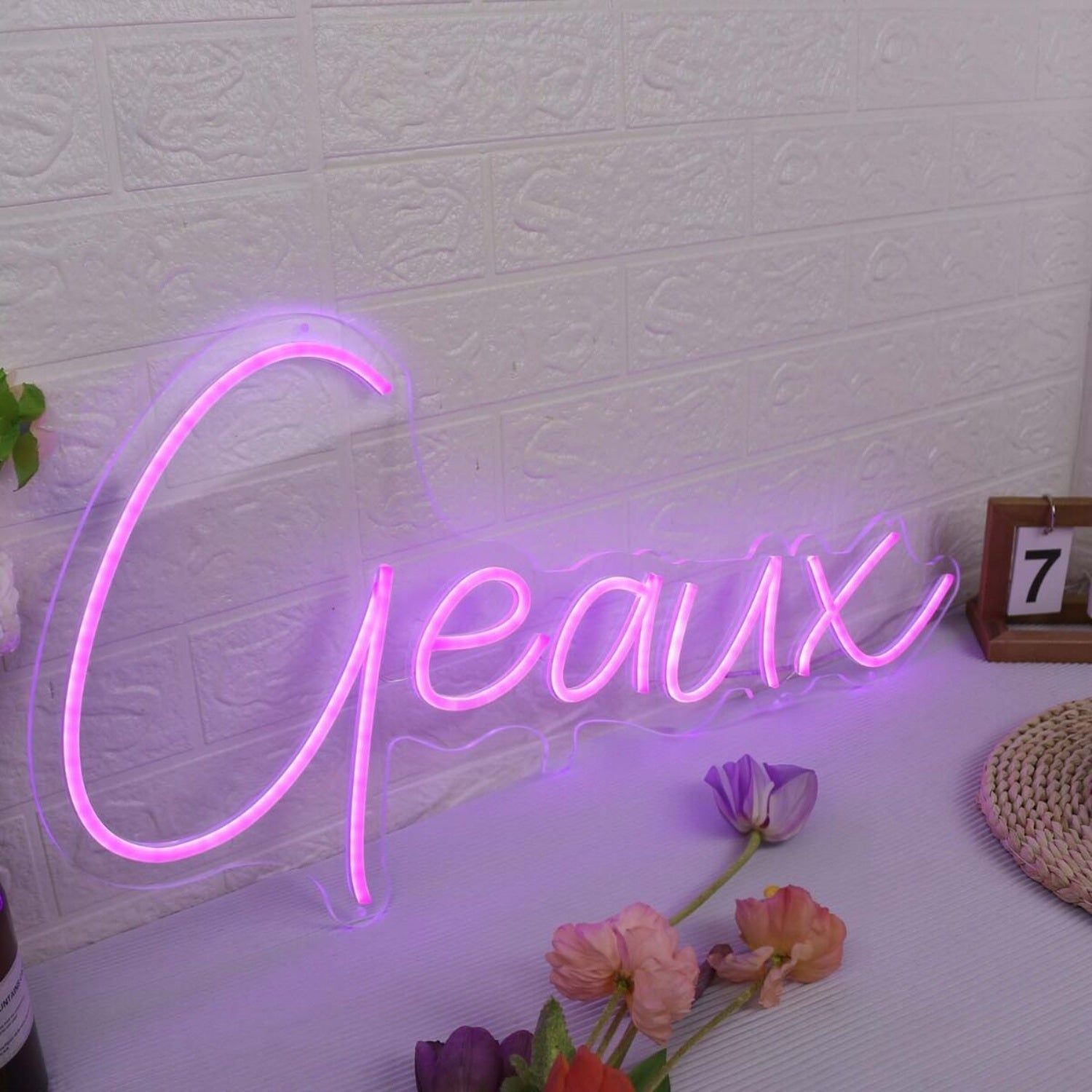 Geaux Purple Led Neon Sign - Shineneon