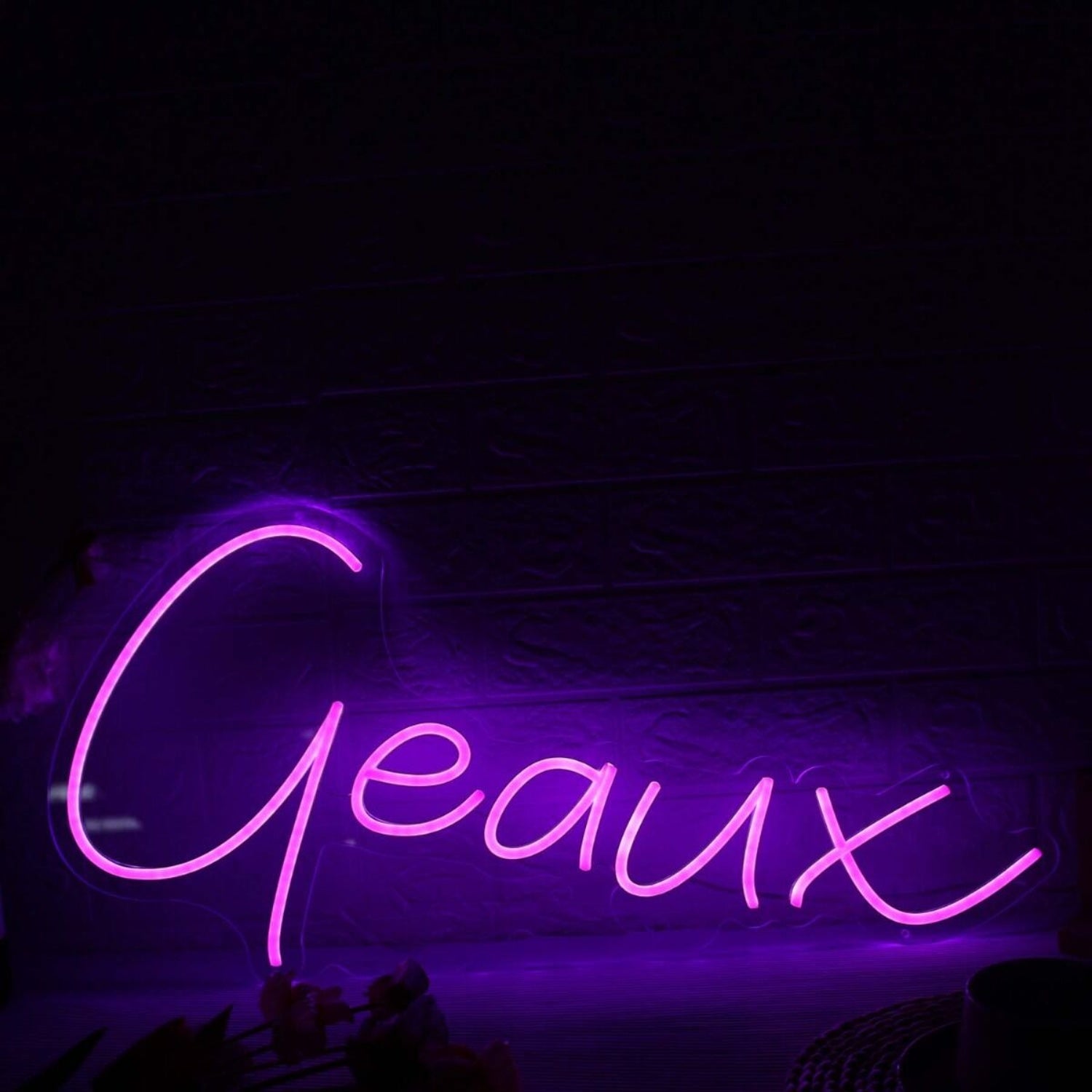 Geaux Purple Led Neon Sign - Shineneon