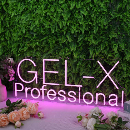 Gel - X Professional Purple Led Neon Sign - Shineneon