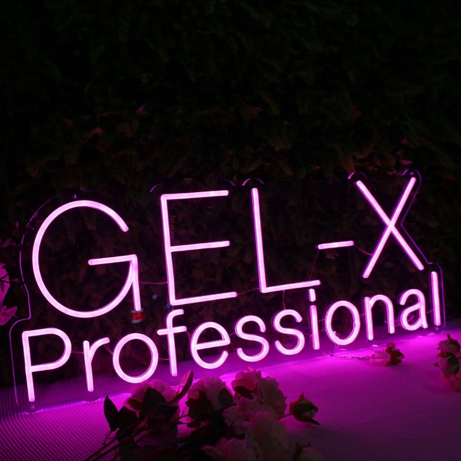 Gel - X Professional Purple Led Neon Sign - Shineneon