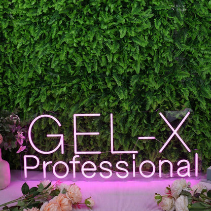 Gel - X Professional Purple Led Neon Sign - Shineneon