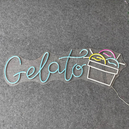 Gelato Led Neon Sign Ice Cream Led Neon Sign | Shineneon