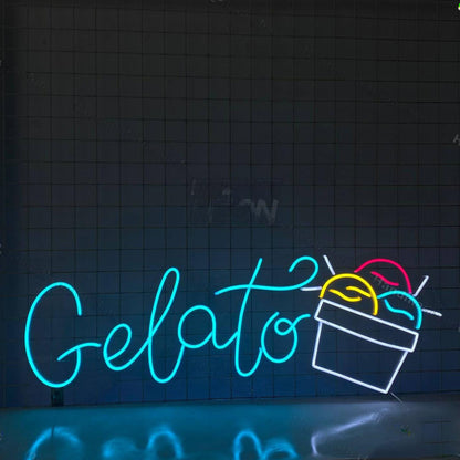 Gelato Led Neon Sign Ice Cream Led Neon Sign | Shineneon