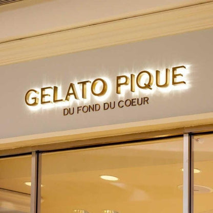 Gelato Pique 3D Backlit Channel Letters Led Light Sign - Shineneon