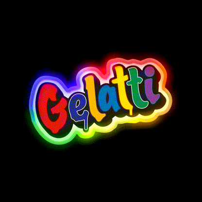 Gelatti Hemp Inspired Green Leaf Led Neon Sign Rgb Color - LED neon sign close-up detail