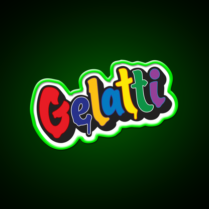 Gelatti Hemp Inspired Green Leaf Led Neon Sign Rgb Color - LED neon sign view 8
