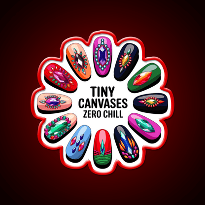Gemstone Nail Art Mandala Nail Salon Led Neon Sign Rgb Color - Shineneon