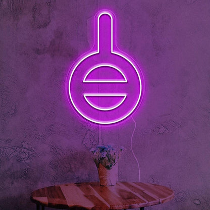 Gender Neutral Warm Yellow Bulb Led Neon Sign For Cafe Home Decor | Shineneon