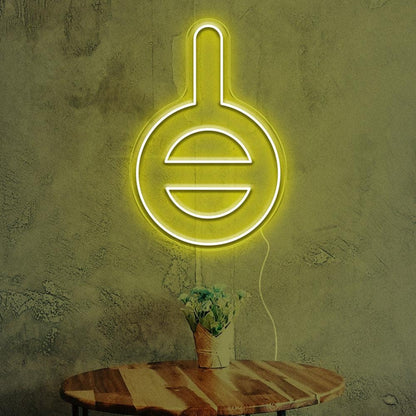 Gender Neutral Warm Yellow Bulb Led Neon Sign For Cafe Home Decor | Shineneon