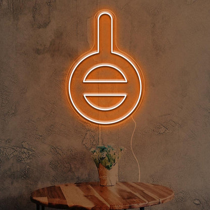 Gender Neutral Warm Yellow Bulb Led Neon Sign For Cafe Home Decor | Shineneon