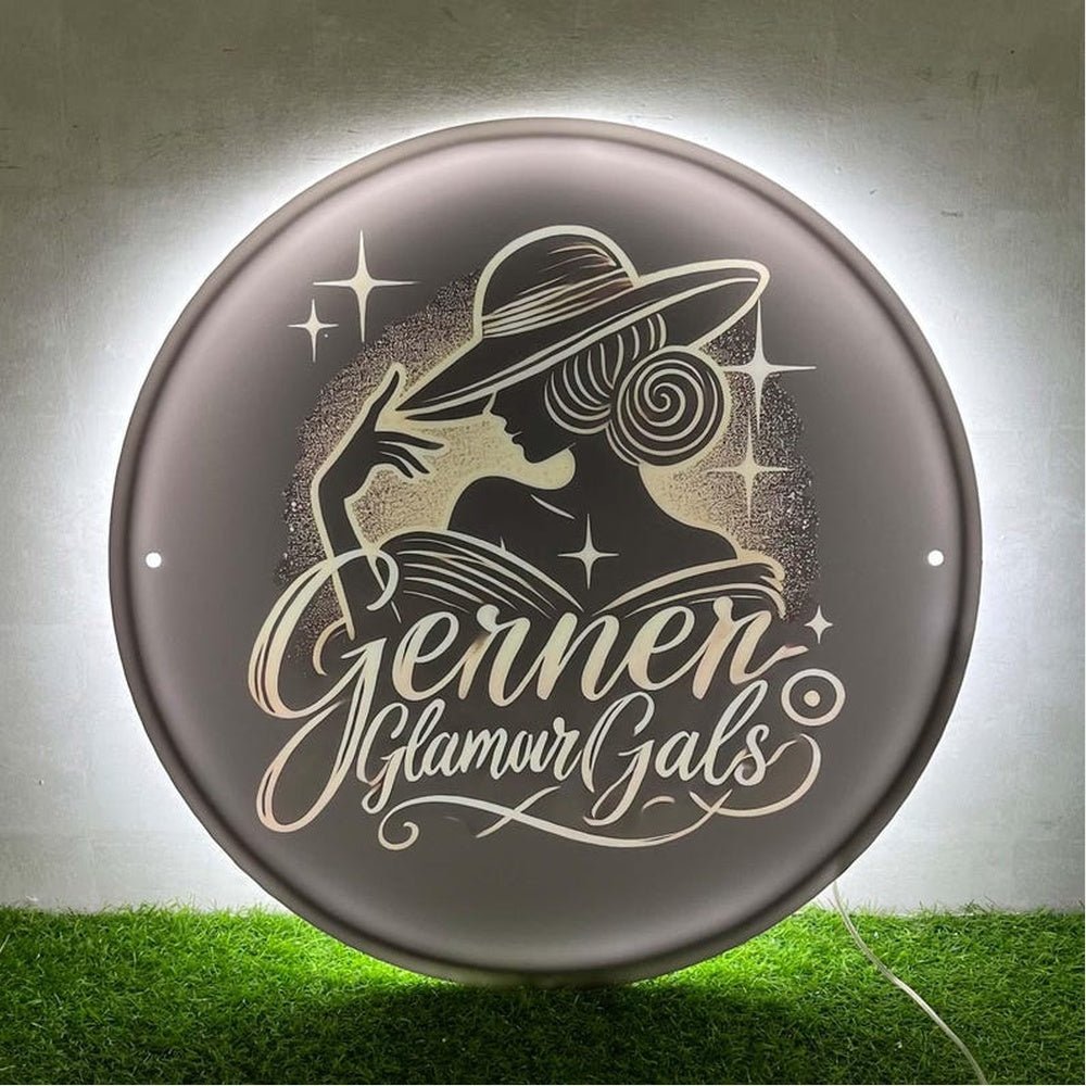 Genner Glamour Gals Acrylic Business Logo Sign - Shineneon