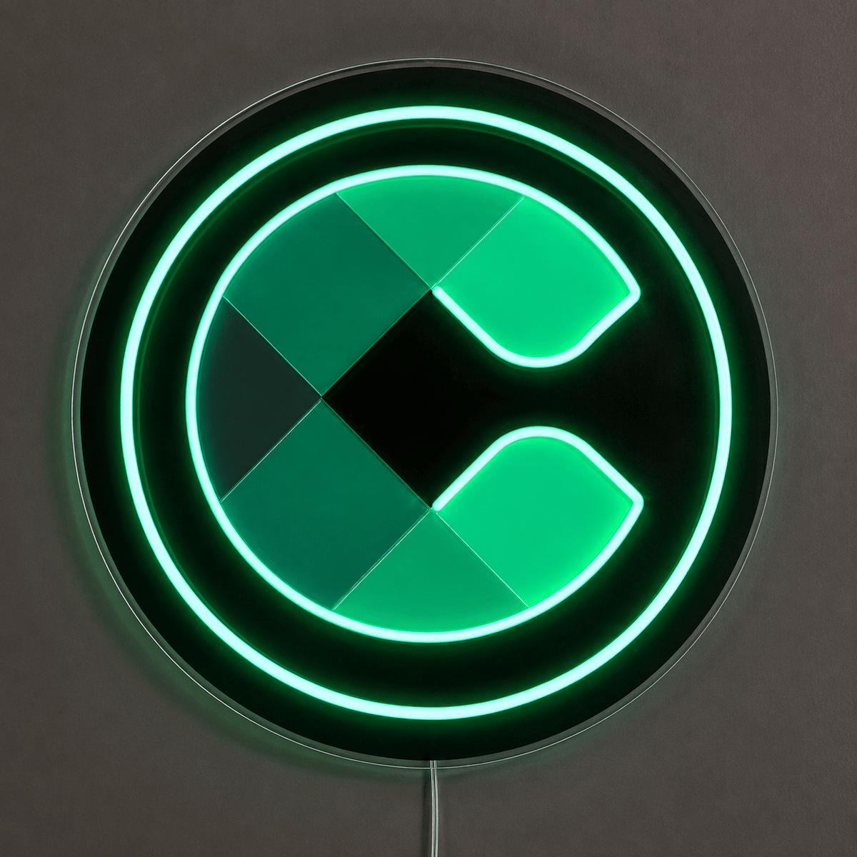 geometric circular Custom LED Neon Sign - Shineneon