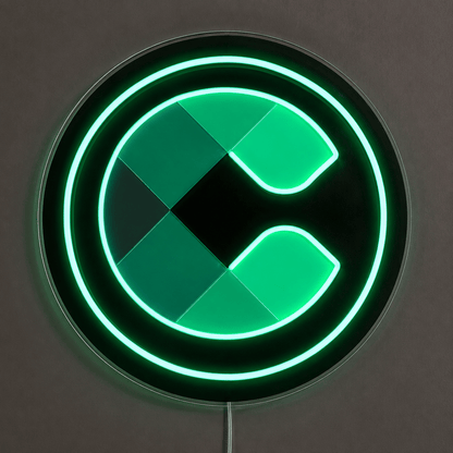geometric circular Custom LED Neon Sign - Shineneon
